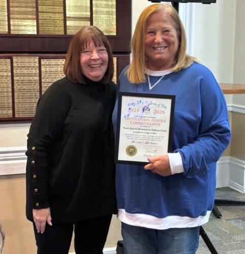 Bellefonte Elks name outstanding member for 2025-2026